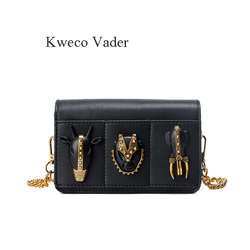 

Luxury Handbags Women Bags Designer 2017 Kweco Vader Brand Women Chain Messenger Bag Small Square Bags Fashion Handbag Bolsas