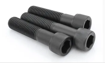 

1pcs/lot M20*1.5*70/65/60/55/50/45/40 12.9 grade black carbon steel thin teeth hex socket cap head screw bolts hardware 538