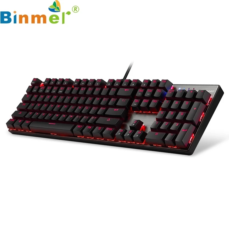 

Binmer Mechanical Keyboard Motospeed Inflictor CK104 Original Unlimited with Switch Backlight Anti Ghosting For Computer 17OCT9