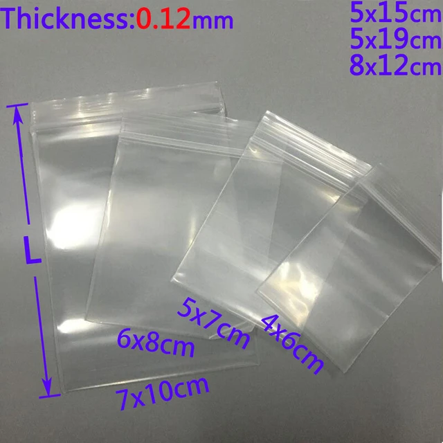 Transparent Zip lock Plastic Bags Ziplock Zip Zipped Lock Reclosable  Resealable Plastic PE Poly Clear Bags