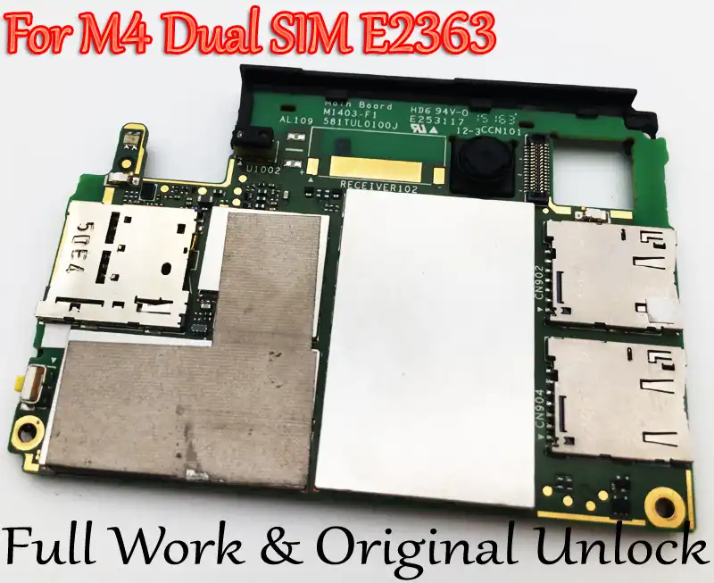 Full Work Original Unlock Mainboard For Sony Xperia M4 Aqua Dual Sim E2363 Motherboard Logic Circuit Electronic Panel Tested Mobile Phone Circuits Aliexpress