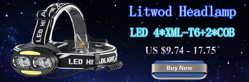 Litwod Z35 3/5 светодиодный налобный фонарь XML-T6 головной светильник налобный фонарь рыболовный охотничий светильник велосипедный светильник вспышка светильник фонарь