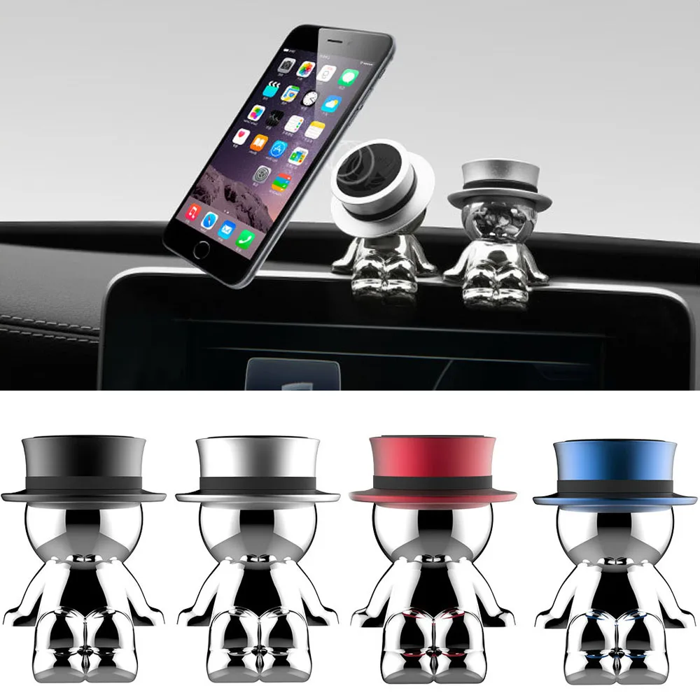 Магнитный штатив для сотового телефона планшета автомобильные держатели для телефона Магическая шляпа магнитный держатель для телефона вращение на 360 Автомобильный держатель для мобильного телефона