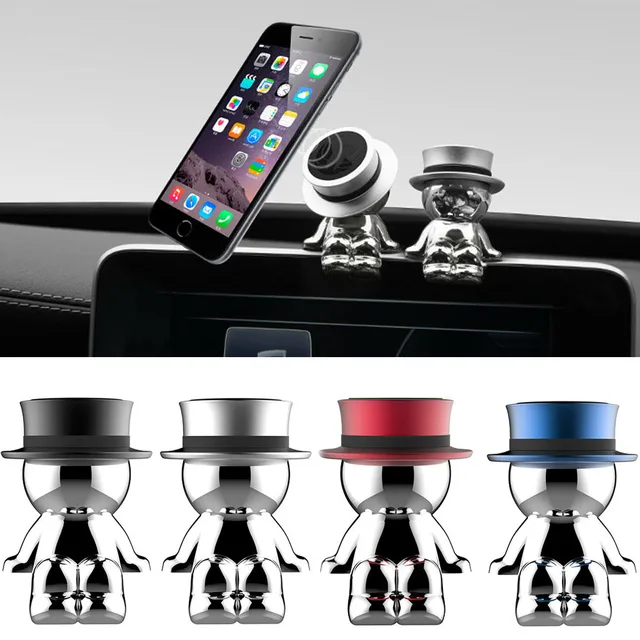 Cell Phone Tablet Stand Car Phone Holders Crazy Hat Phone Holder 360 Rotation
