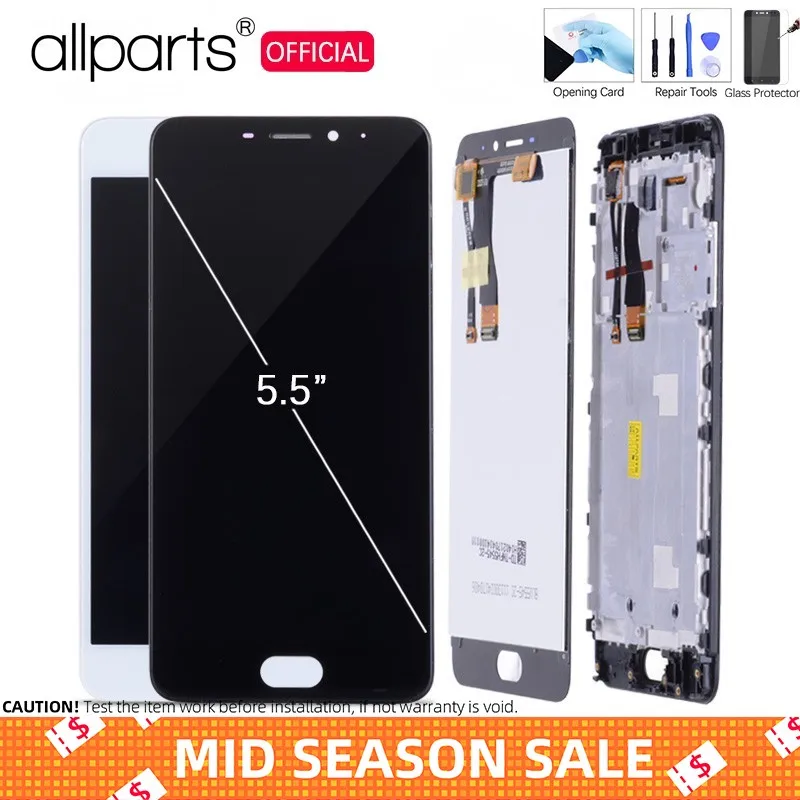 

Tested 5.5'' LCD For MEIZU M5 NOTE LCD Touch Screen with Frame LCD For MEIZU M5 note Display M621H M621M M621Q
