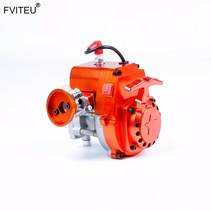 Двигатель FVITEU с ЧПУ 36cc 2 тактный газовый 4 болтовый двигатель Walbro 1107 и NGK свечей