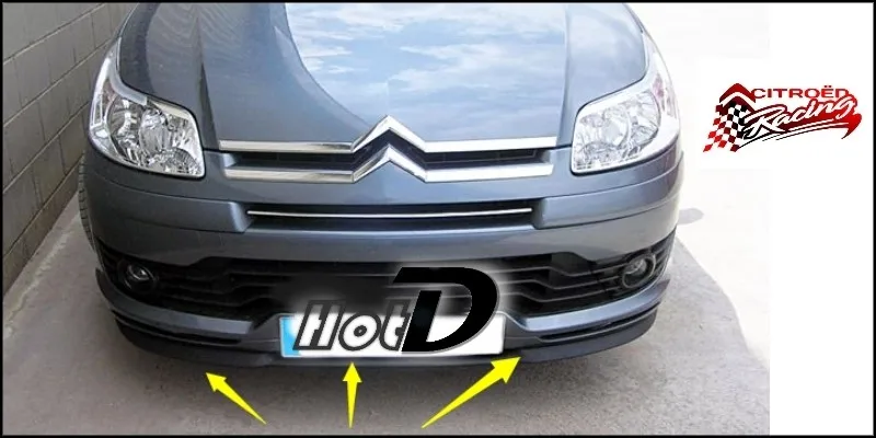 Bumper Lip Deflector Lips For Citroen Jumpy  Dispatch MK2 2007~2015 Front Spoiler Skirt For TopGear Tuning  Body Kit  Strip 6.6