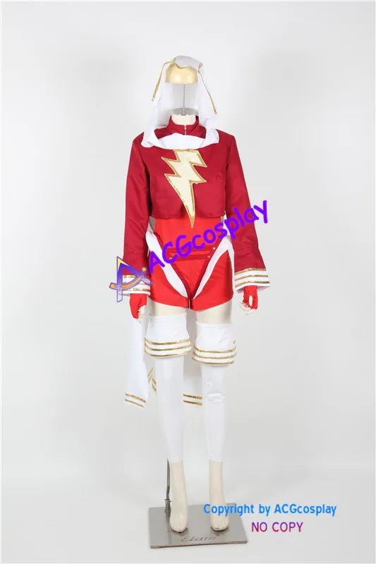 

Mary Marvel Cosplay Costume acgcosplay include leggings and gloves