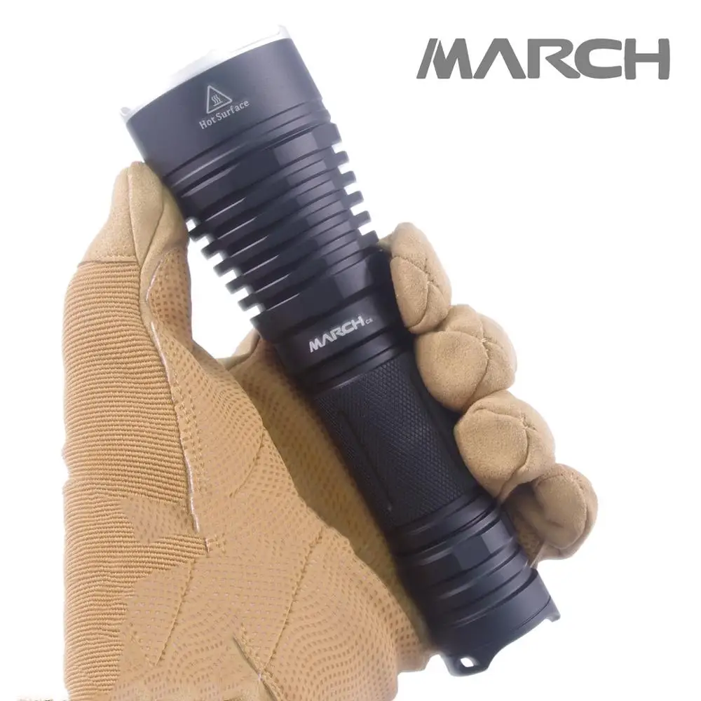 March C8 Luminus SST40 18650 21700 светодиодный фонарь Cree XML XPL XHP35 контроль температуры