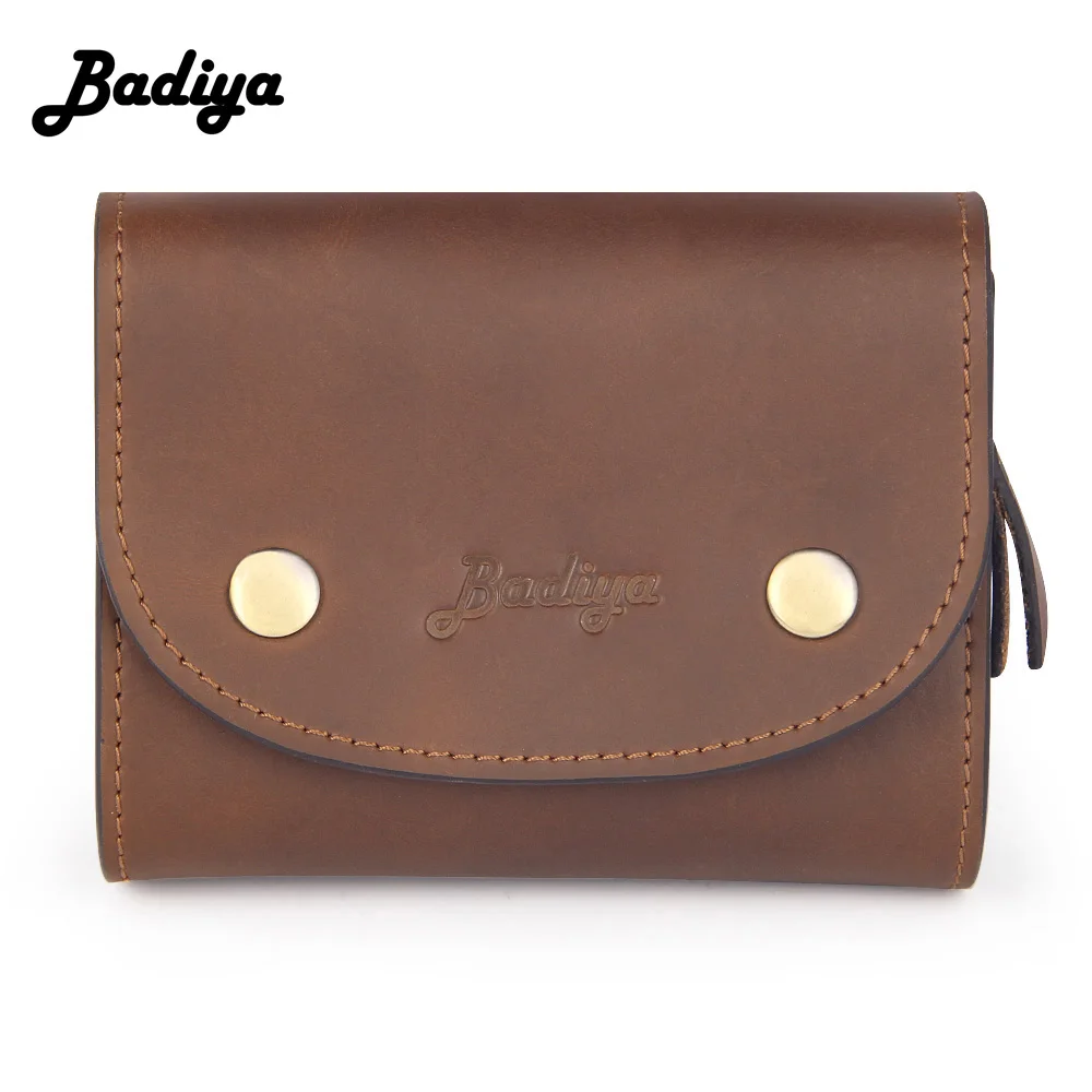 

Famous Brand Men Wallet Short Style Genuine Leather Hasp Small Zipper Coin Bag Male Purse Credit Card Holder with Gift Box