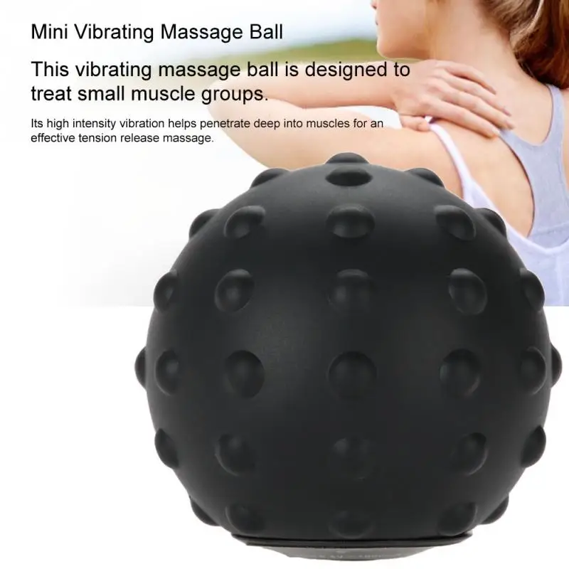 4 Speed High Intensity Vibrating Mini Electric Massage Ball for Fitness