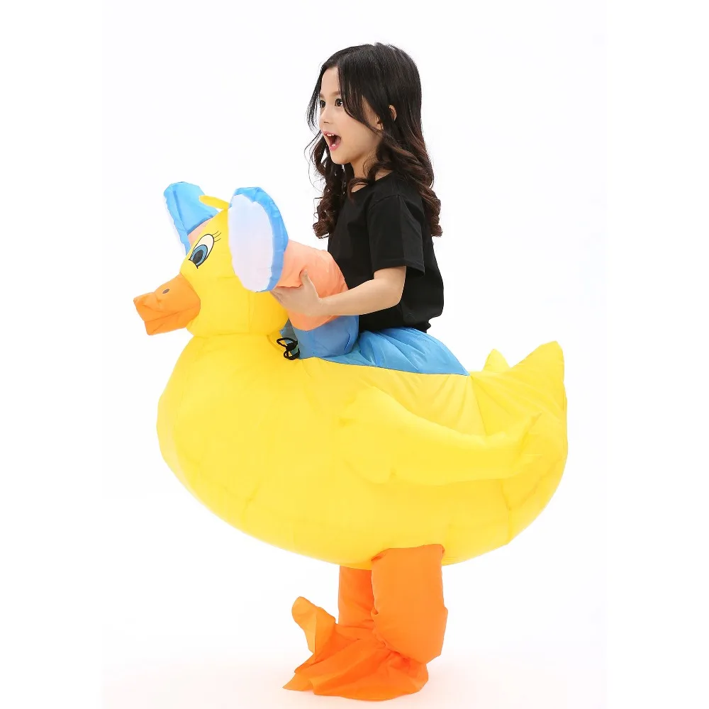 Inflatable Yellow Duck Costume (10)