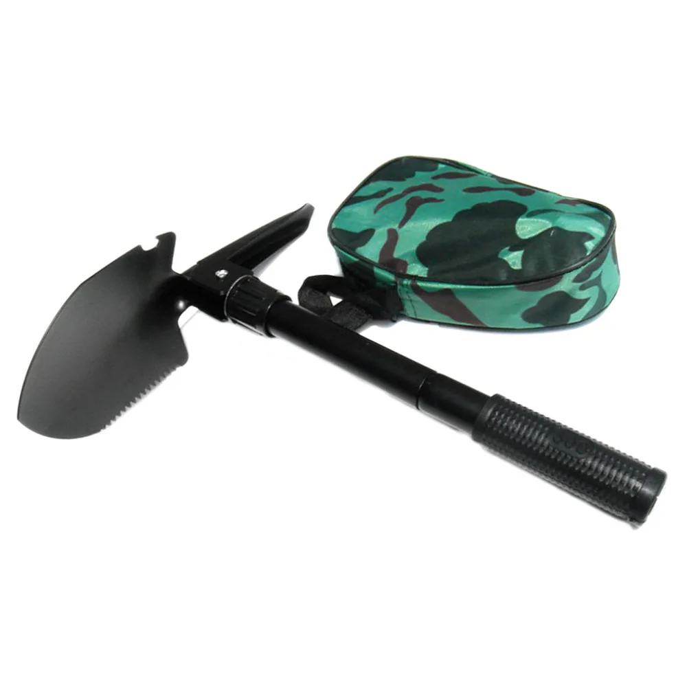 Black Multi Functions and Foldable Mini Size Camping Survival 5 In 1