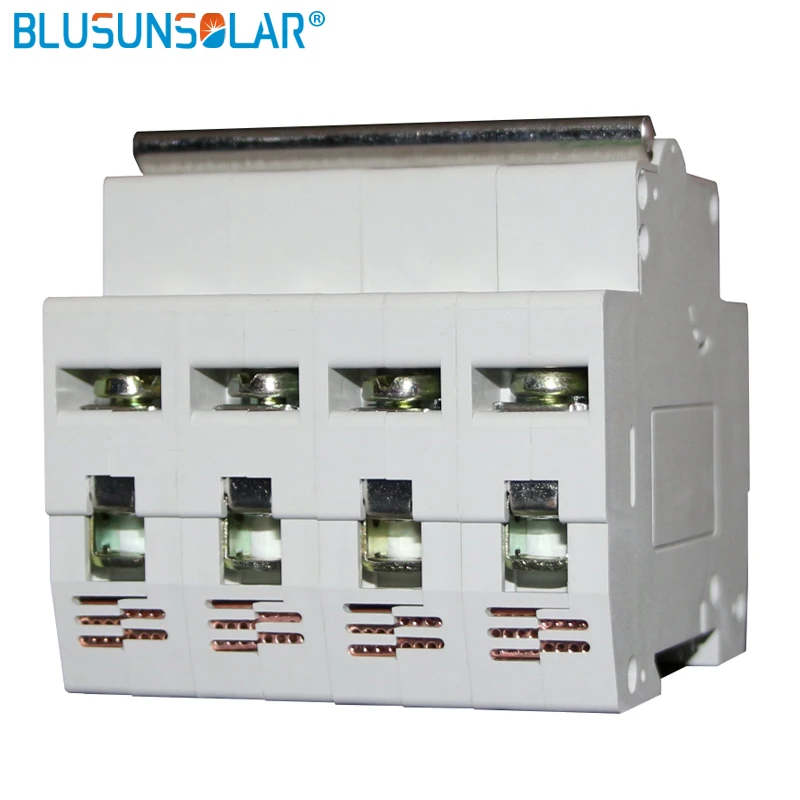 Мини выключатель BLUSUNSOLAR 4P 1000 В постоянного тока домашний автоматический 63 А