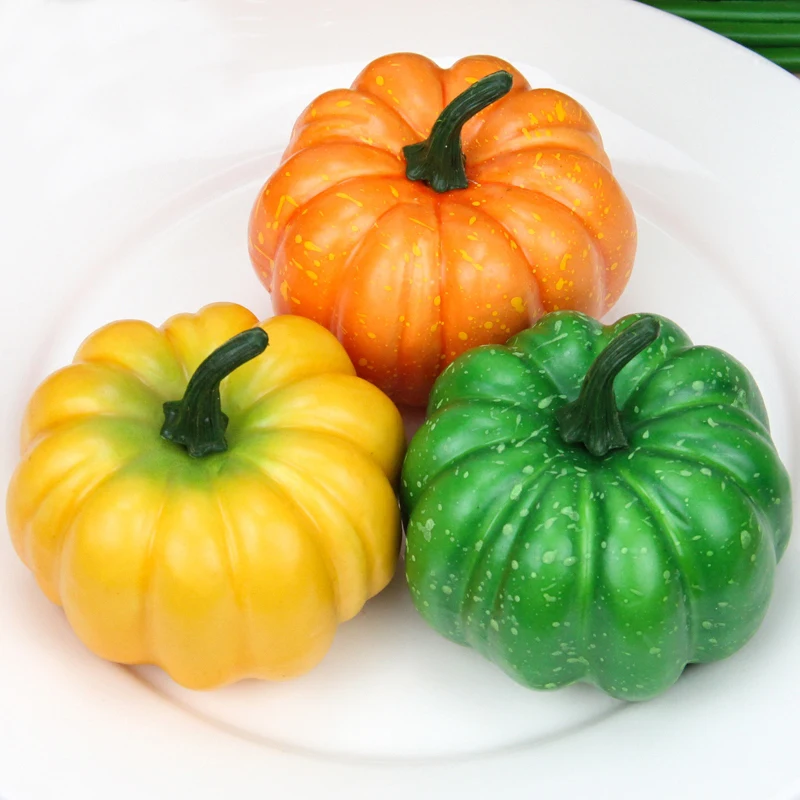 

050 Imitation pumpkin yellow imitation foam dummy pumpkin model cabinet decoration