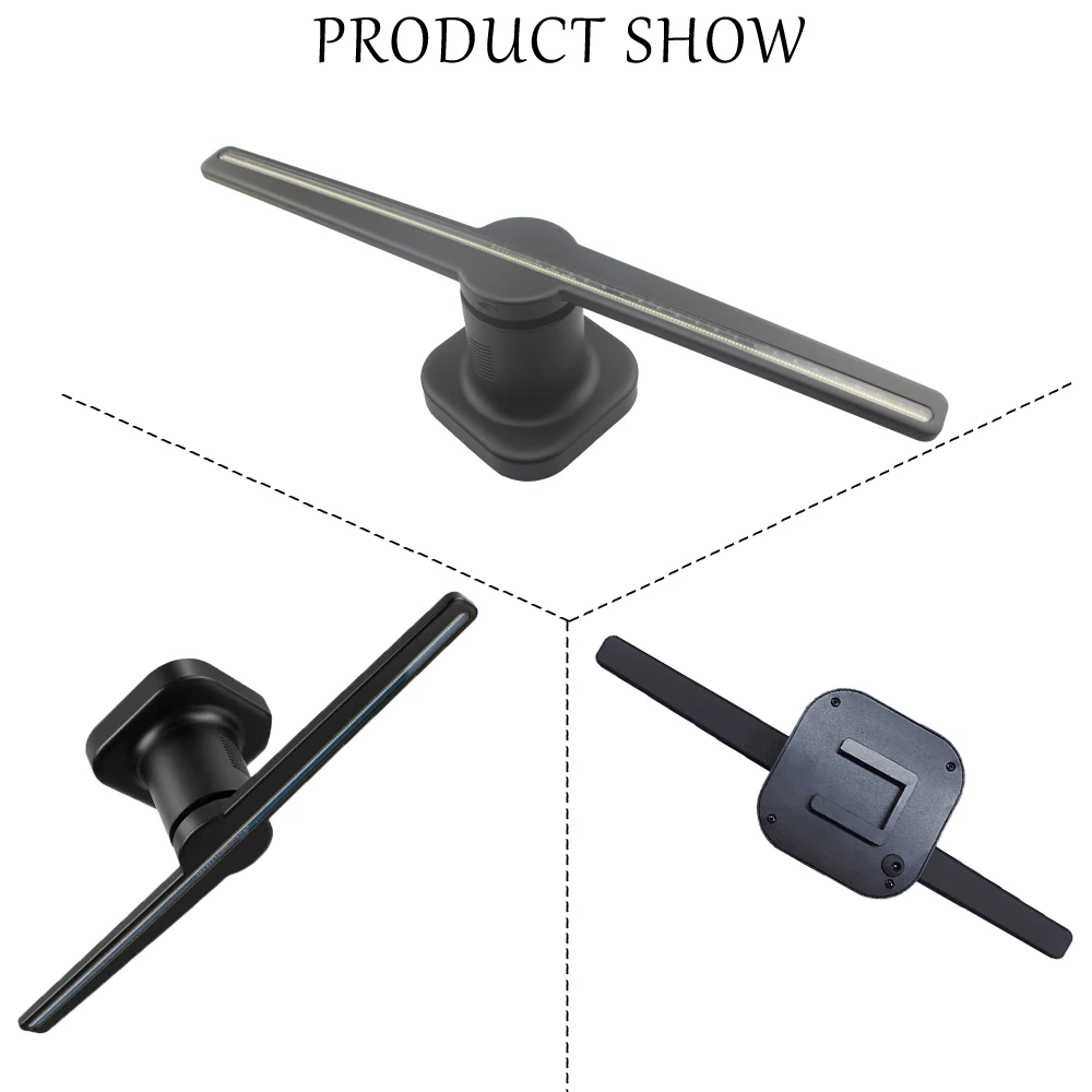 NEW Hot adverting light logo light Portable LED Universal 3D Holographic Advertising Display Fan Hologram for door and outdoor NEW Hot adverting light logo light Portable LED Universal 3D Holographic Advertising Display Fan Hologram for door and outdoor