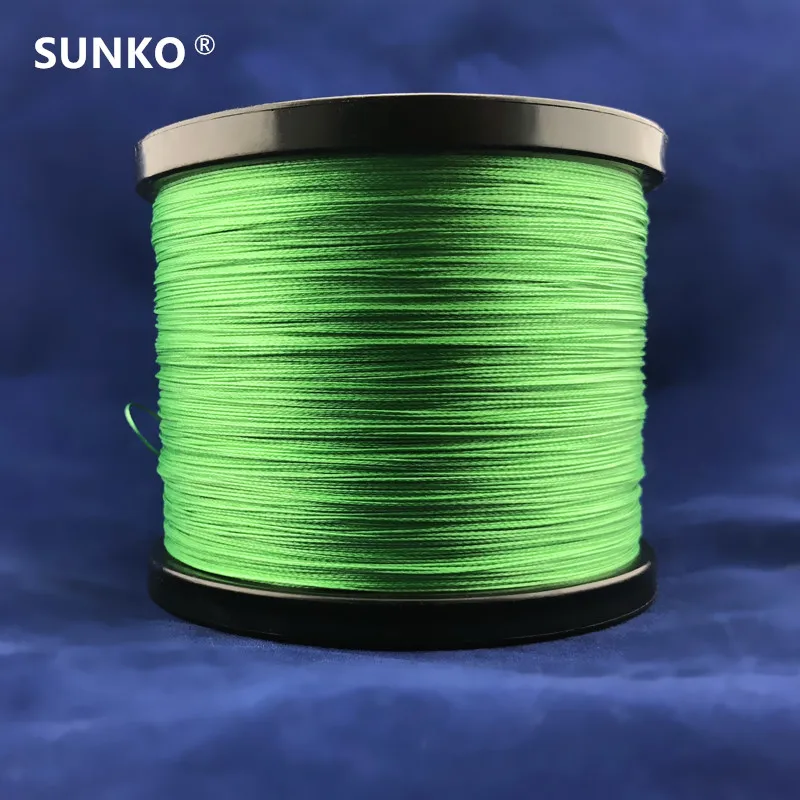 Linha de Pesca Fios Sunko Marca Super Forte Multifilamento pe Material Trançado 15 14140lb 8 1000 m 4 High Quality Esporte e Lazer