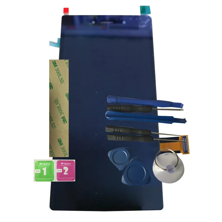 

RYKKZ For Wiko Highway Star 4G LCD Display With Touch Screen Digitizer Assembly Replacement With Tools+3M Sticker