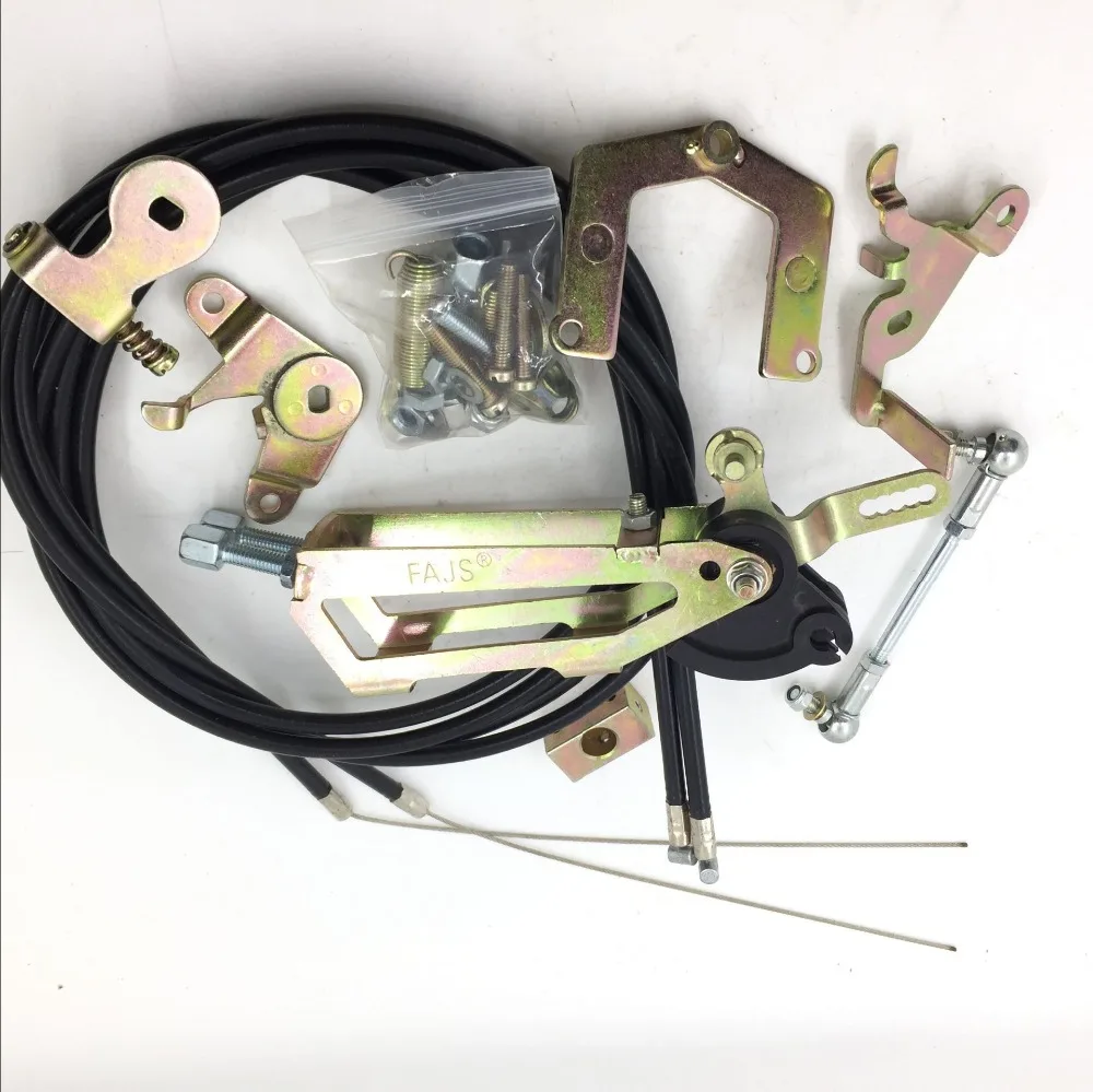 SherryBerg fajs dcoe carb linkage 38 40 45 48 50 55 Dcoe Carburettor Gas Rod Linkage Double Throttle Cable for EMPI WEBER SOLEX