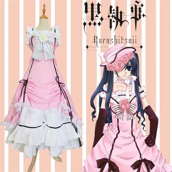 

Black Butler Kuroshitsuji Ciel Phantomhive Cosplay Dress Uniform Outfit Anime Cosplay lolita Costume Halloween Costumes Women