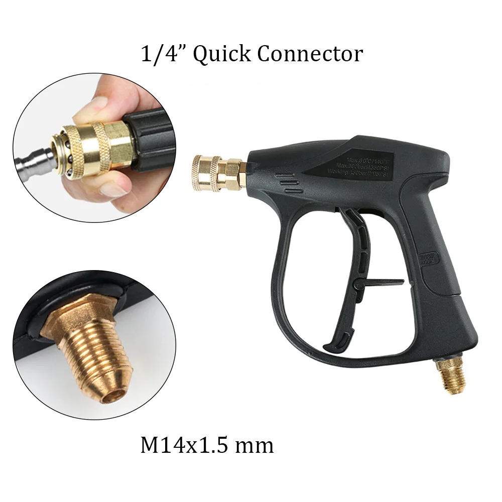 

High Pressure Water Gun With M14x1.5 mm Connector Car Cleaning Gun Pressure Power Car Washer Guns Clean Tools