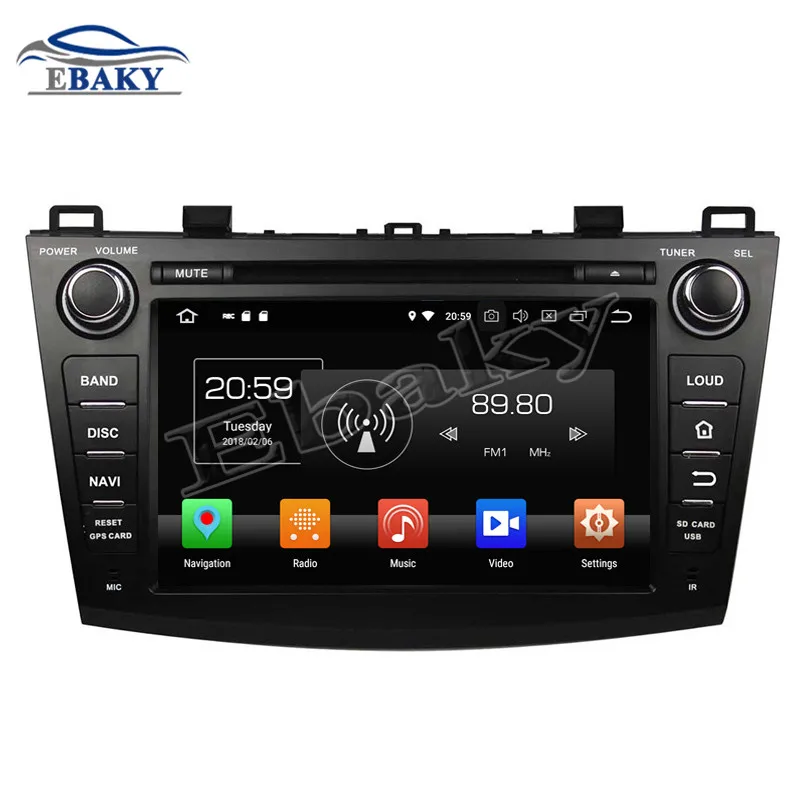 Clearance NaviTopia 8inch 4GB RAM 64GB ROM Octa Core Android 9.0 Car DVD Radio For Mazda 3 2009 2010 2011 2012 with GPS/WIFI/Bluetooth 9