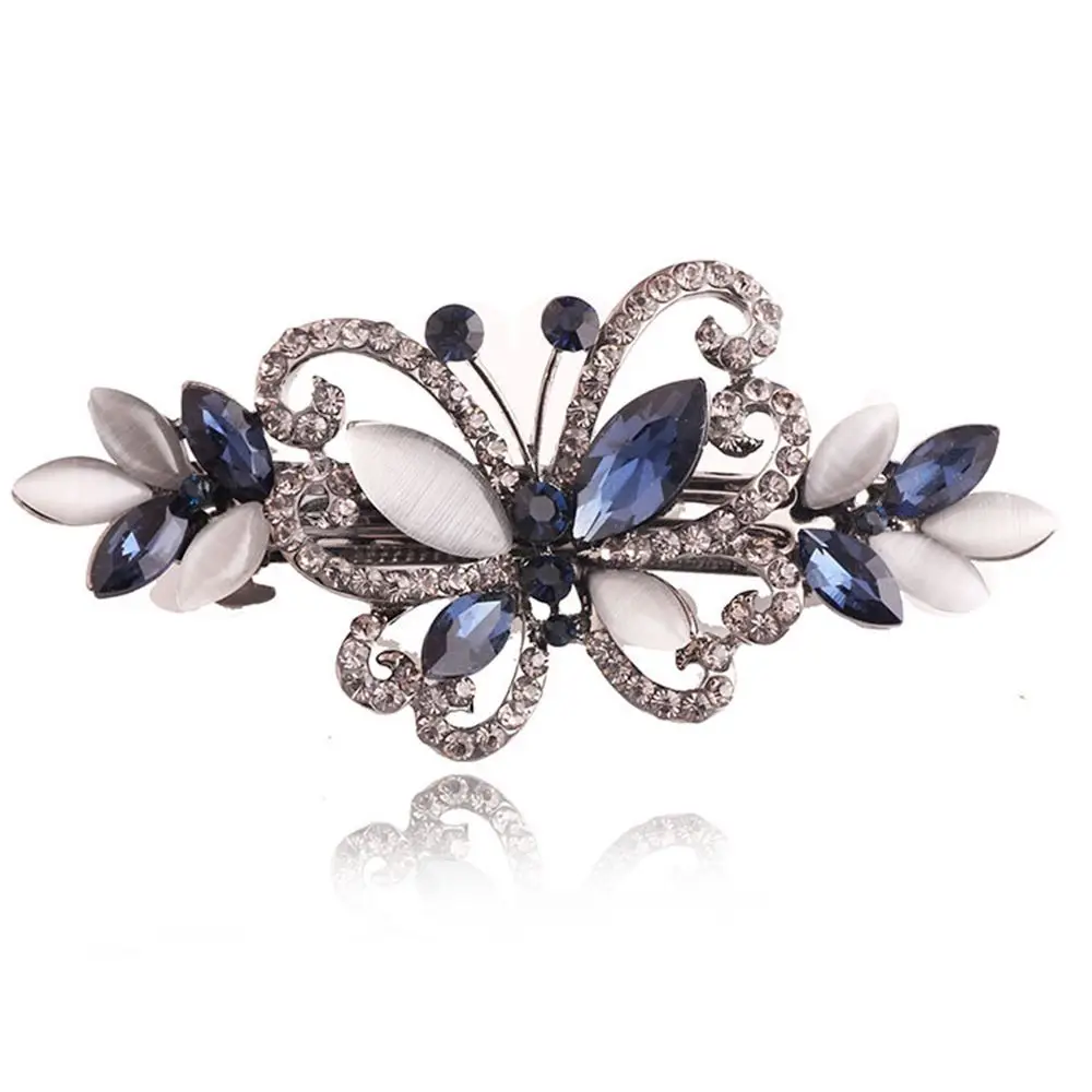 1 PC 7.5 CM Butterfly Hair Clip Retro Vintage Jewelry Women Girls