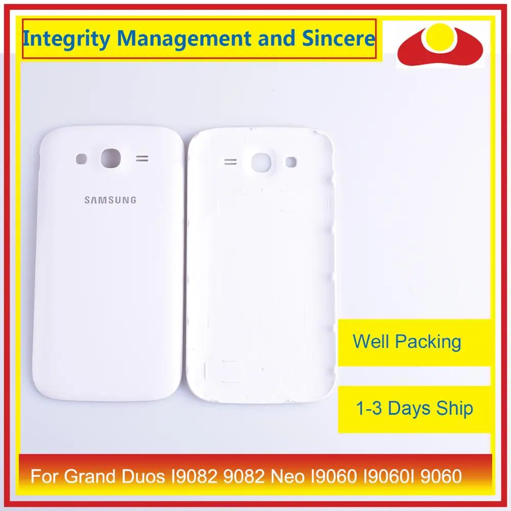 Для Samsung Galaxy Grand Duos I9082 9082 Neo I9060 I9060I корпус Батарейная дверь задняя крышка замена