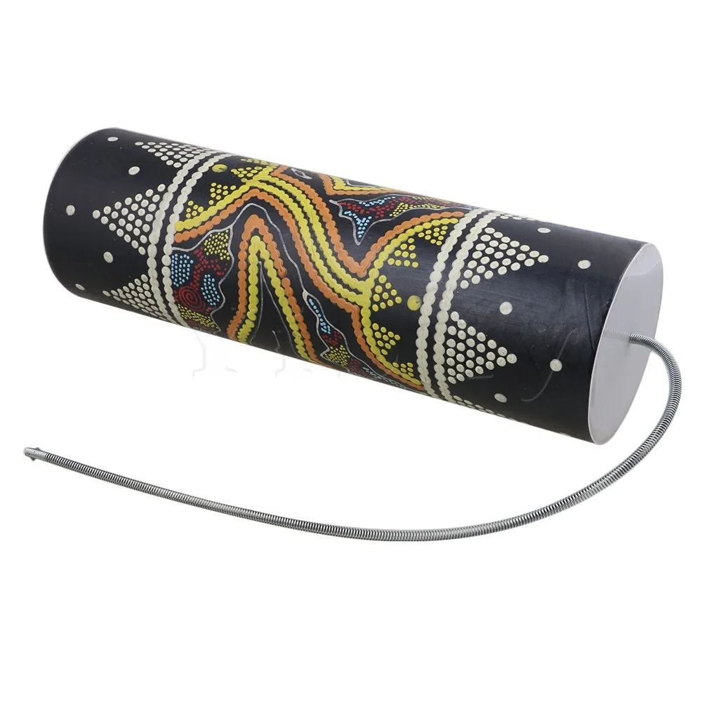 Yibuy Thunder Tube Sound Effect Percussion Instrument Spring Drum 25x7.7cm 