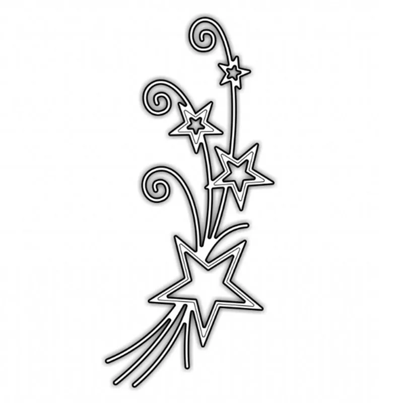 Star Bouquet Set Metal Cutting Dies Stencils For DIY Scrapbooking Decorative Embossing Handcraft Die Template 2018 New | Дом и сад