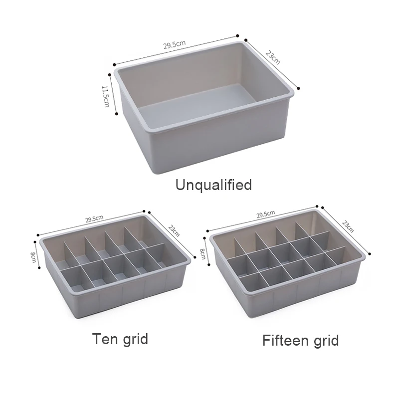 Home Laundry Organizer for Socks Clothing Bra Linen Drawer Divider Closet Underwear Storage Box Multiple Lattice Sort Out Cover