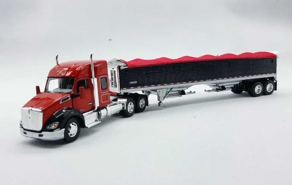 Модель из сплава 1:64 DCP DC Red Kenworth T680 52 дюйма средний кровельный фотоэлемент литая