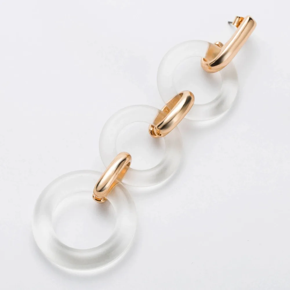 Unique Fashion Drop-shaped Big Earrings Retro Personality Simple Earrings Wedding Party Jewelry Gift ET39 (4)