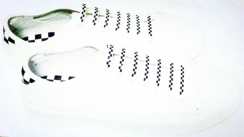 EPHER эластичные шнурки черный белый проверить силиконовые обувные крепежи проверить флаг силиконовые шнурки Racewear 12 штук в упаковке