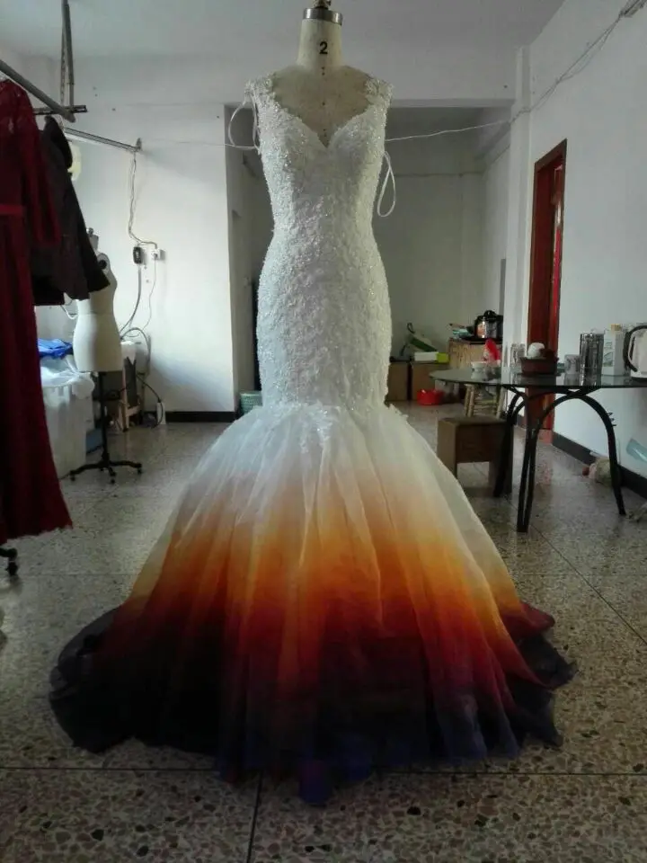 Color Wedding Dress6