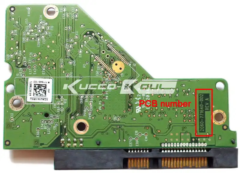 Материнская плата для HDD PCB 2060-771640-002 REV A для ремонта жесткого диска WD 3,5 SATA восстановление данных - изображение