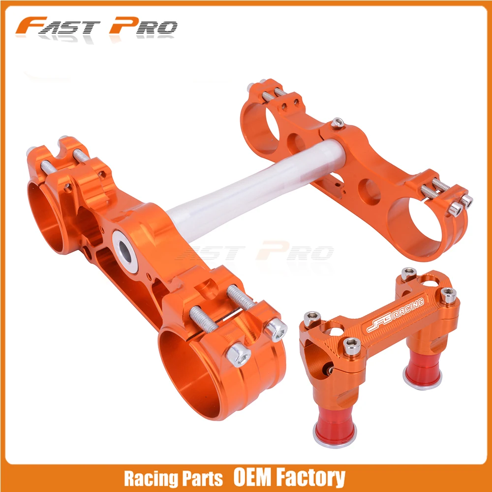Тройной зажим для руля мотоцикла CNC и крепление стержня KTM SX SXF XCF XCW XCFW EXC EXCF Husqvarna