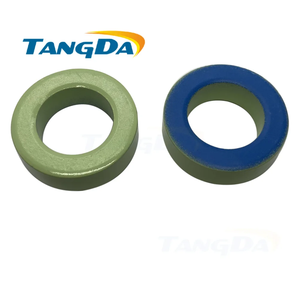 

Tangda T141 Iron Power Cores inductor T141-52 38.2*22.4*10.5 mm blue/green coated ferrite ring core filtering AG