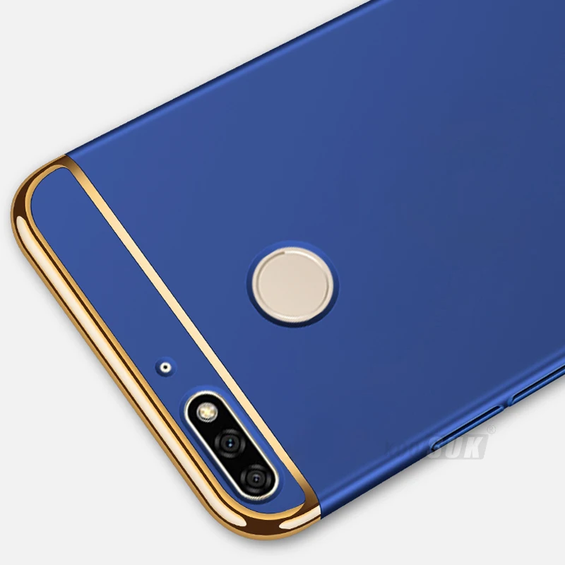 Чехол для Huawei Y7 Prime 2018 роскошный защитный чехол 3 в 1 Nova 2 Lite чехлы Honor 7C