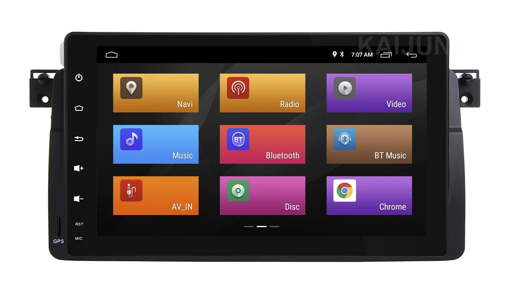 Best 9 inch Android 9.1 Car Head Unit for BMW E46 M3 with Radio BT Wifi GPS,One Din Car Stereo radio DVD Player 9