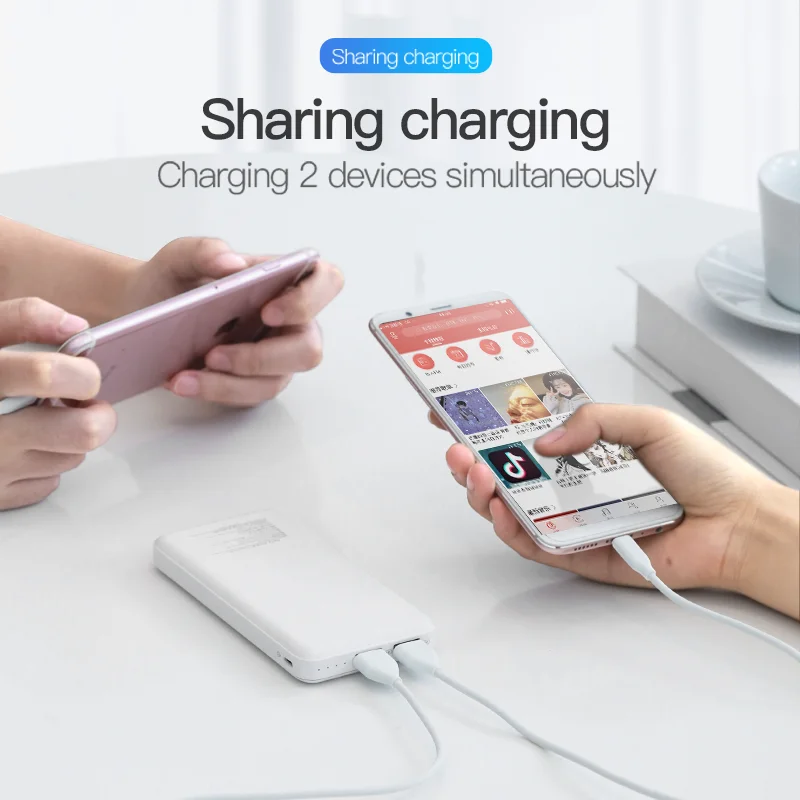 TOTU 10000mah Power Bank Portable External Battery Pack Charger Dual USB Slim Powerbank For iPhone Xs Xiaomi Mi Phone Poverbank TOTU 10000mah Power Bank Portable External Battery Pack Charger Dual USB Slim Powerbank For iPhone Xs Xiaomi Mi Phone Poverbank