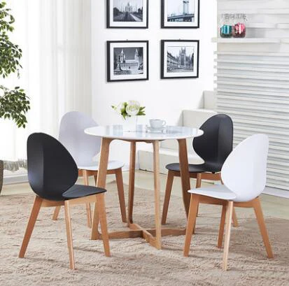 YINGYI Envío Libre Moderno Comedor Silla Con Brazos De Plástico Negro