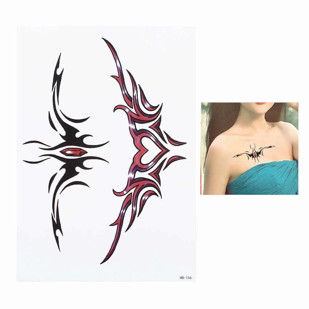 1 шт 3D боди-арт тату для женщин и мужчин HB404 Спаситель Бэтмен-герой дизайн временная татуировка наклейка на день рождения подарок сувенир