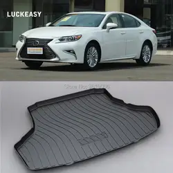 LUCKEASY Нескользящие Водонепроницаемый 3D ТПО багажнике брюки-карго Коврики переработаны прочный для Lexus ES250 2015 Автомобиль-Стайлинг
