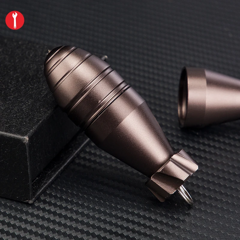 

New Multifuction Outdoor Waterproof storehouse charmber EDC broken window Camping Survival sealed storehouse charmber EDC tools