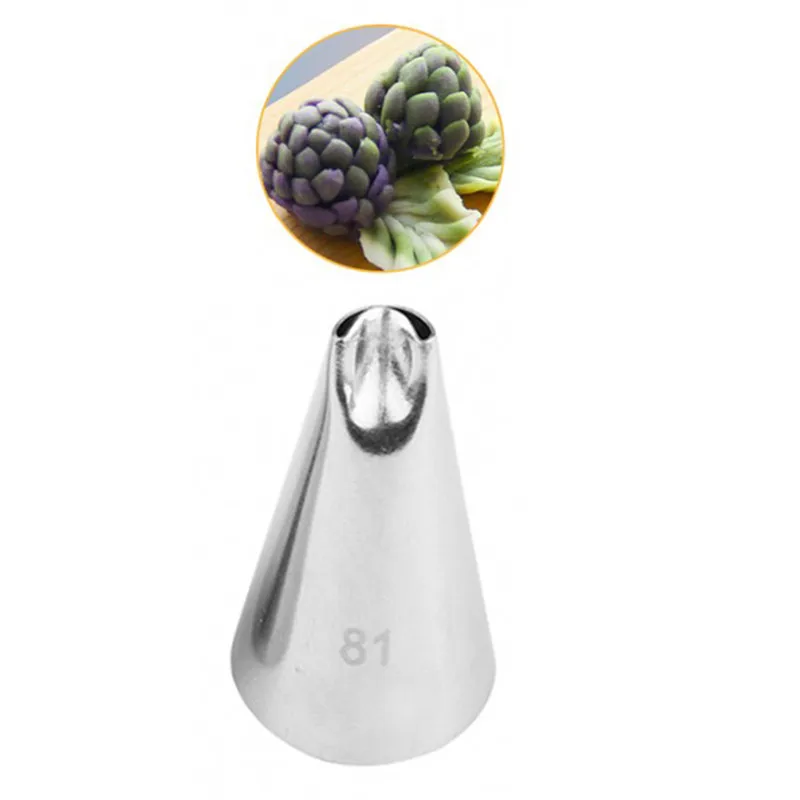 

TTLIFE #81 Piping Nozzles For Cakes Fondant Decorating Pastry Icing Tips Baking Tools Create Chrysanthemum Pine Nuts Petals Tool