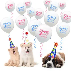 LAPHIL с днем рождения собака латексные шары Woof Фольга Письмо шары Baloons детей birtnвечерние Day партии аксессуары Дети Baby Shower