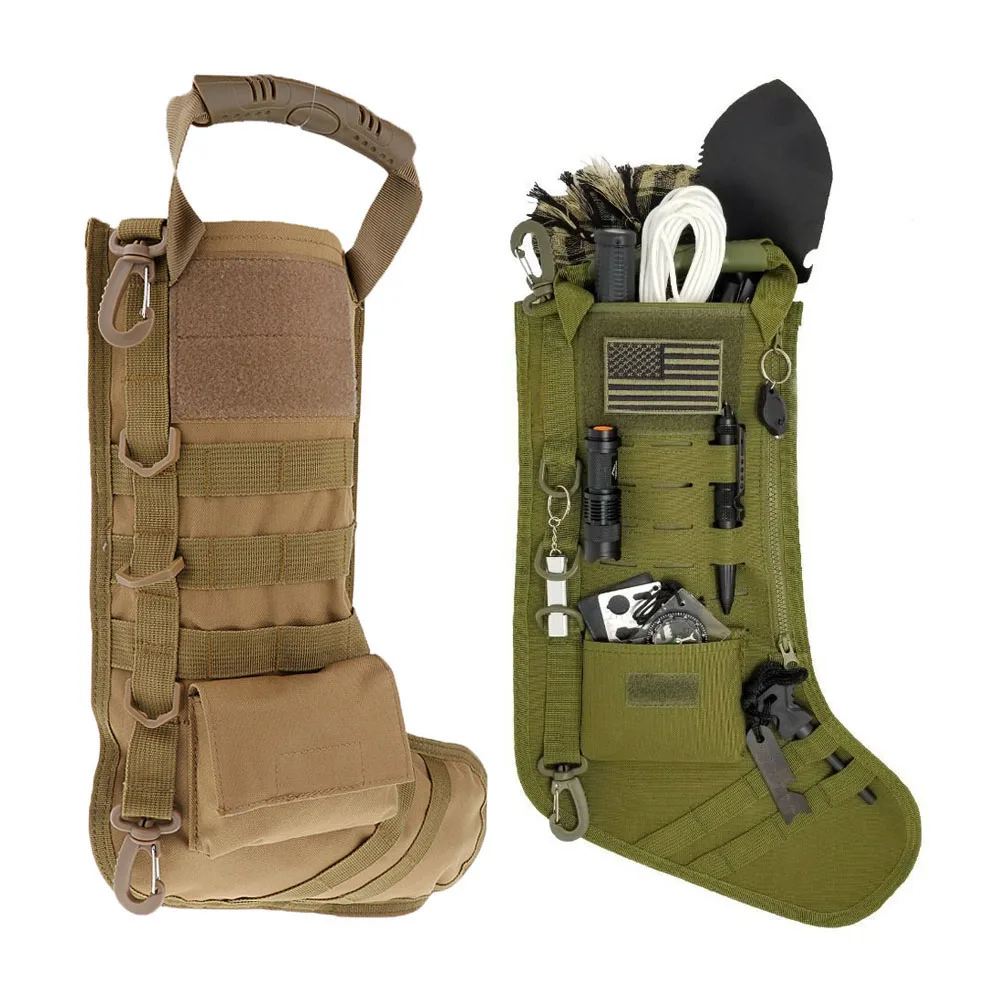 

Tactical Stocking Pouch with Molle Gear Dump Drop Pouch Storage Bag Christmas Storage Bag Military Hunting Magazine Pouches