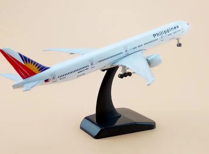 19cmの金属製飛行機,フィリピン航空,b777 300er,ボーイング777,w飛行機