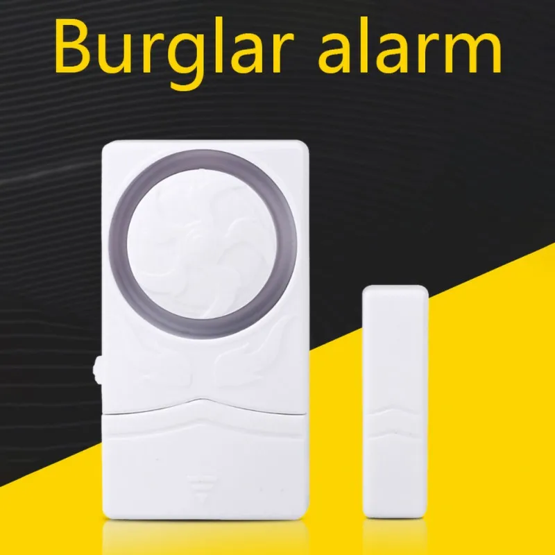 

Door Window Entry Security ABS Wireless Remote Control Door Sensor Alarm Host Burglar Security Alarm System Alarm System Kits